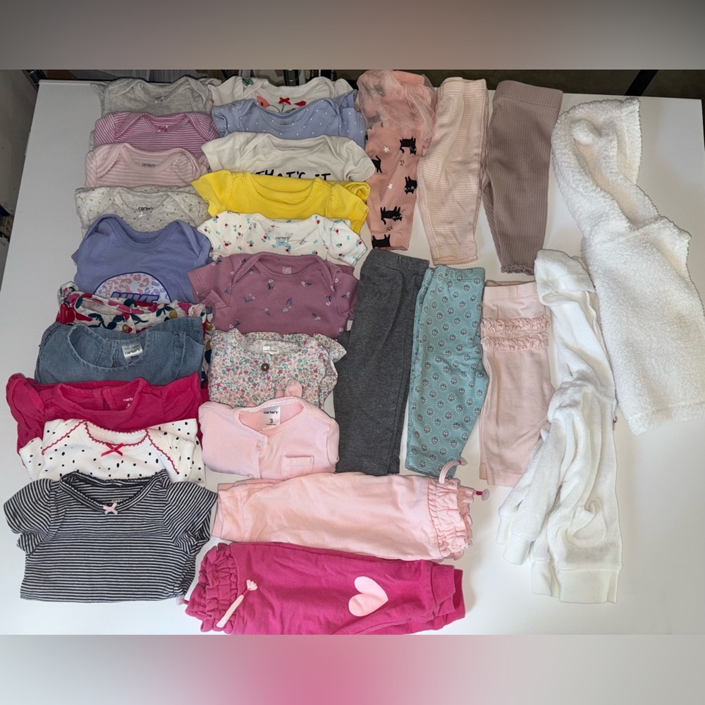 3 month infant girl lot